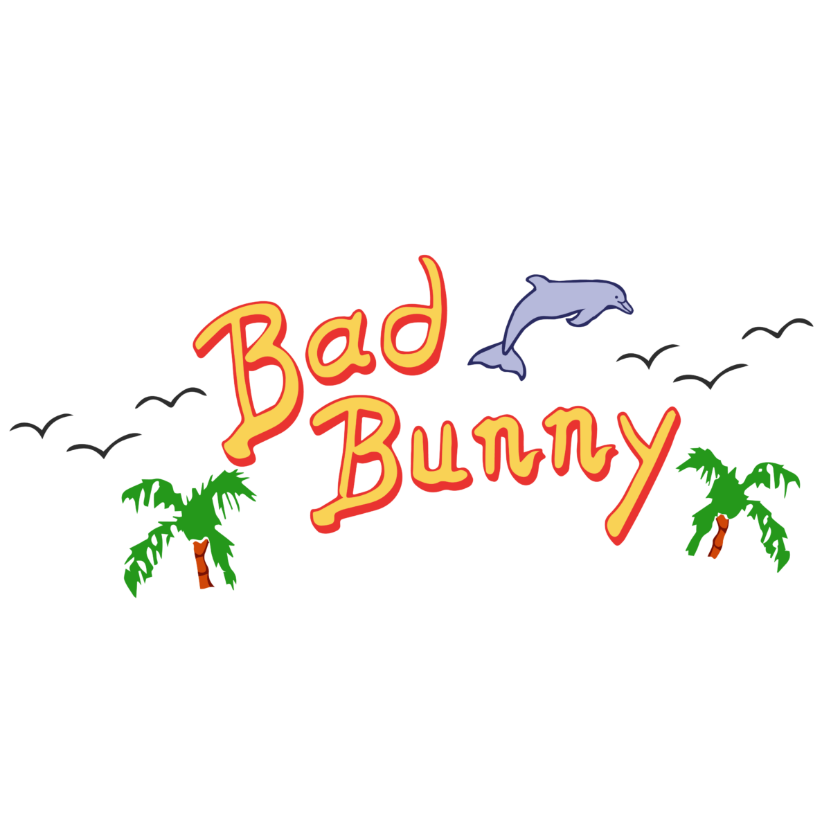 Bad Bunny logo Svg