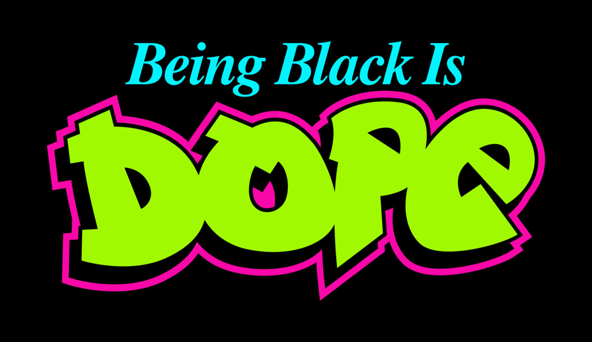 Being black is dope graffiti Svg
