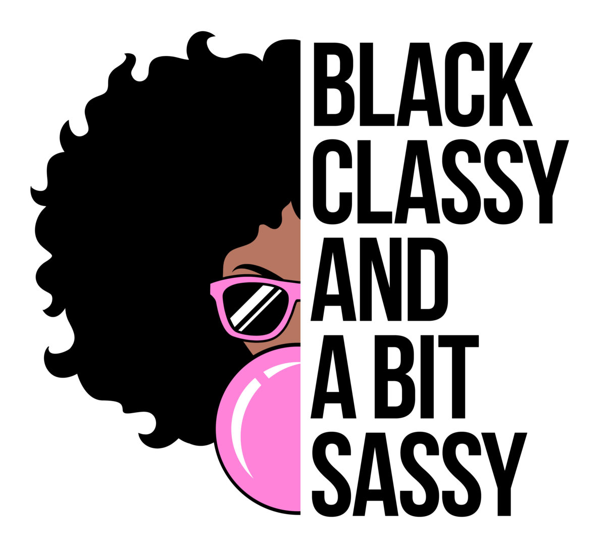 Black classy and a bit sassy Svg