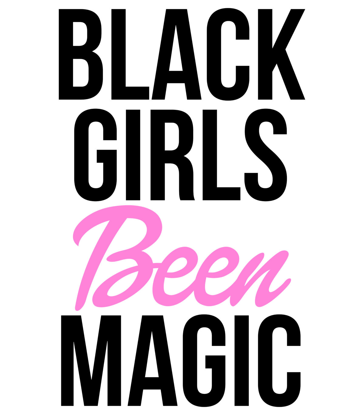 Black girls been magic Svg