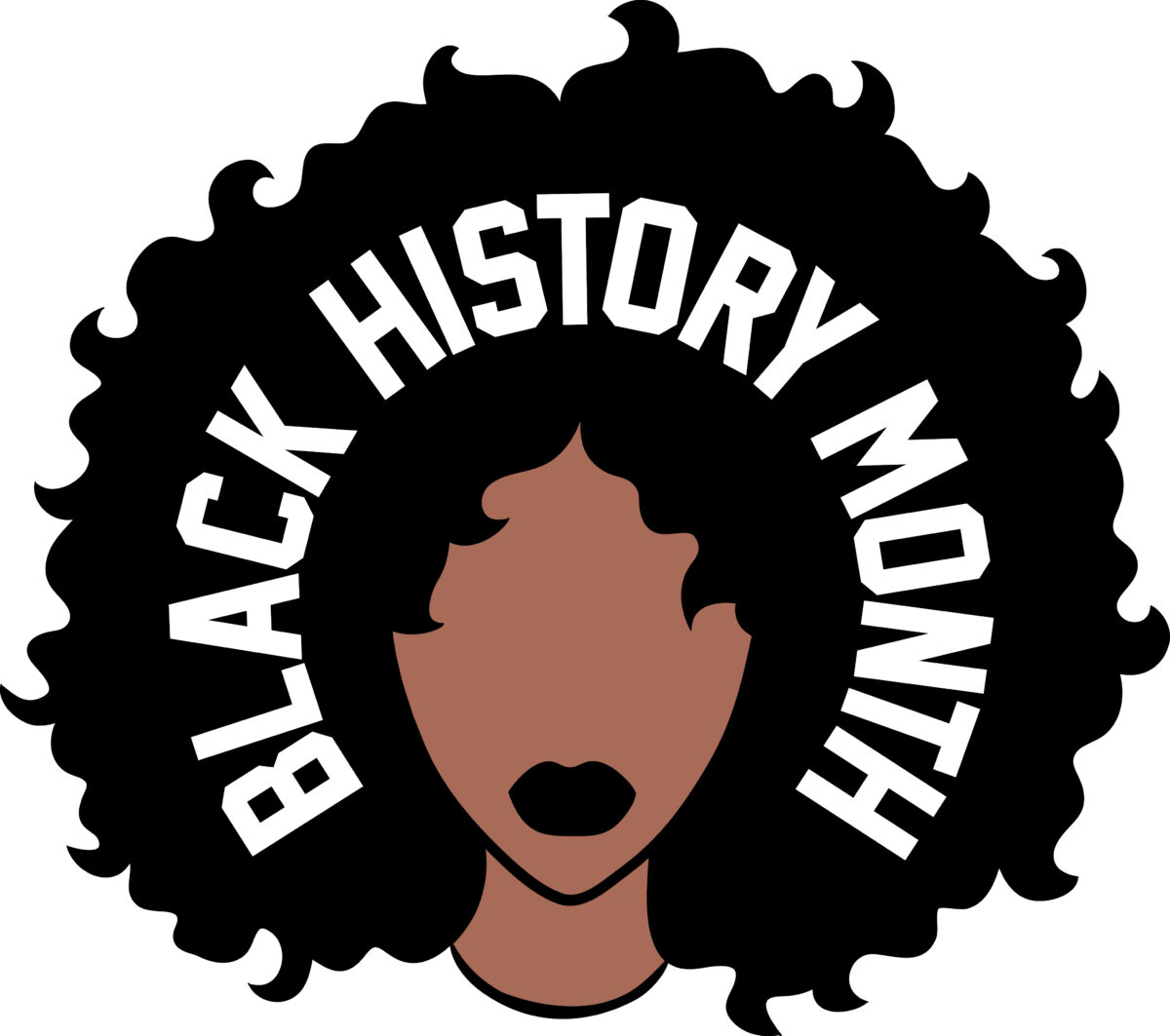Black history month afro woman Svg