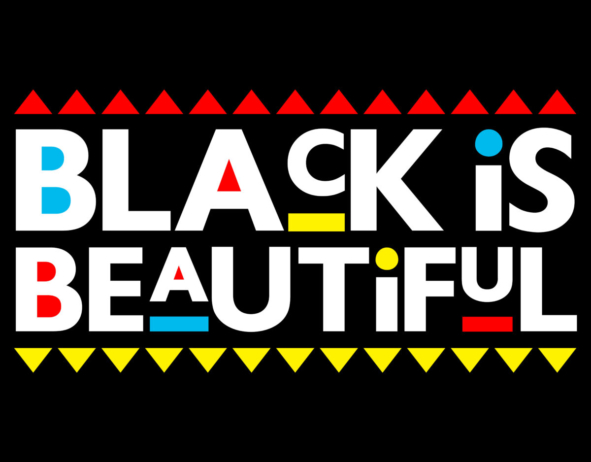 Black is beautiful Svg