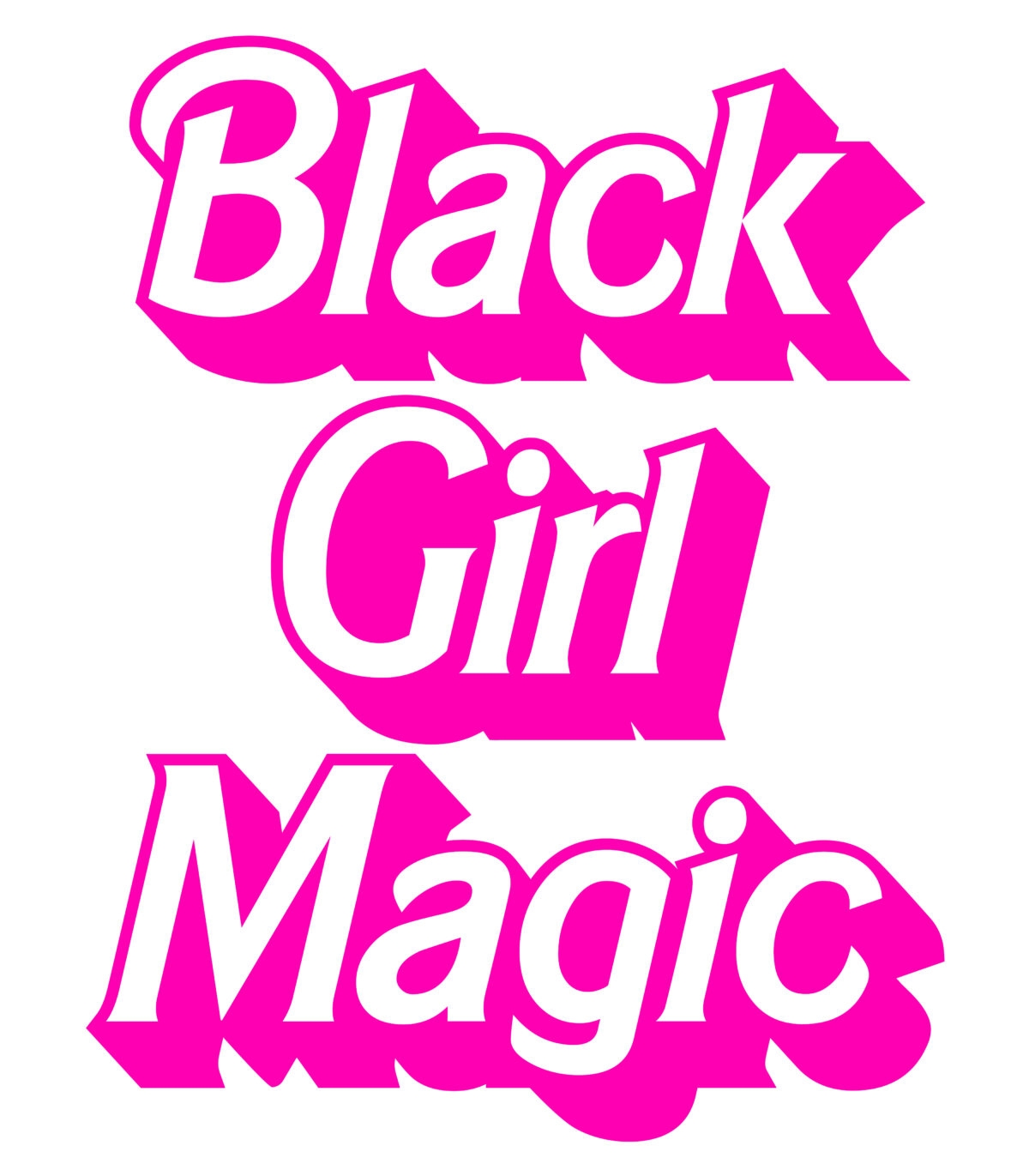 Black girl magic barbie Svg