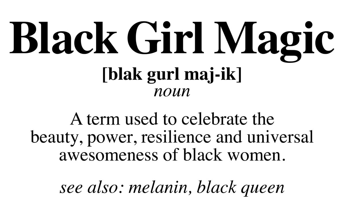 Black girl magic definition Svg