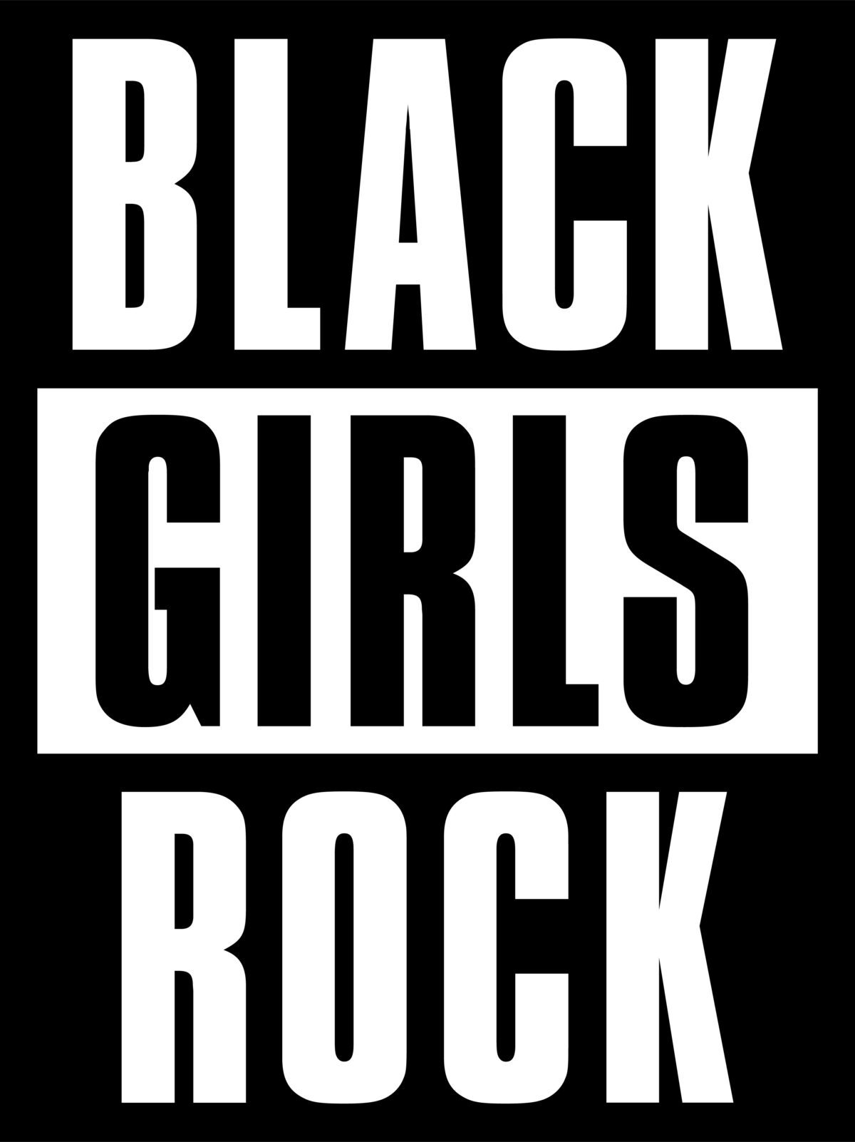 Black girls rock box Svg