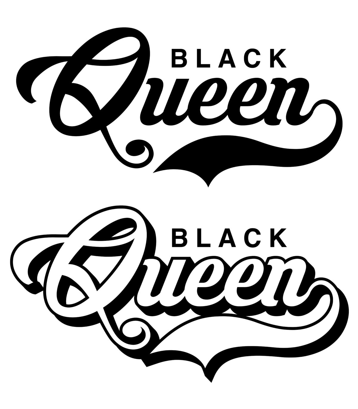 Black queen Svg