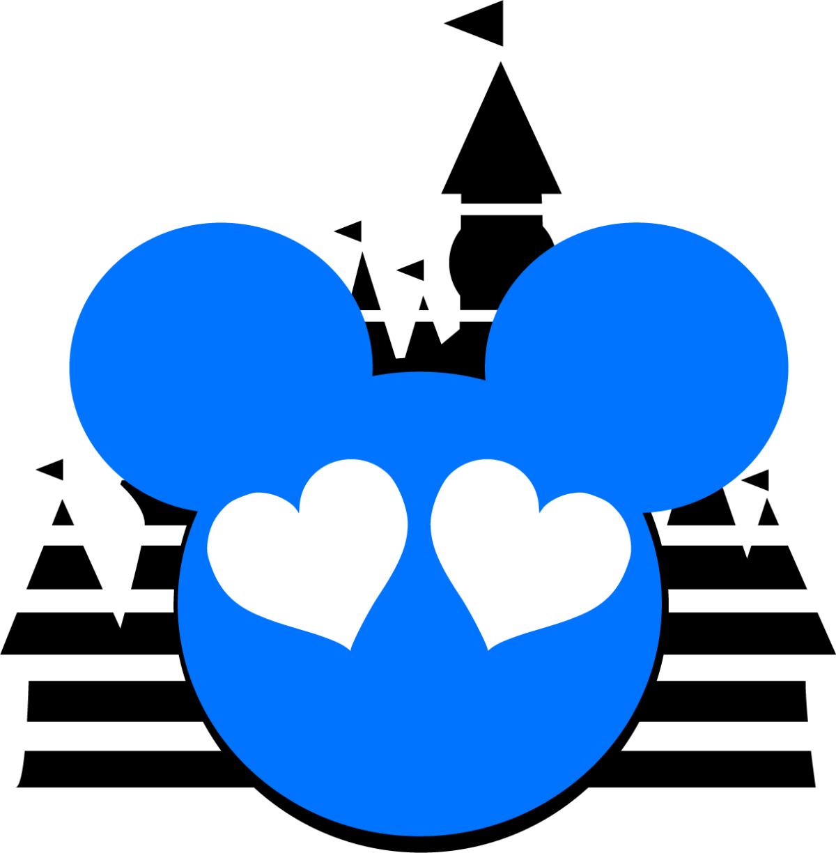 Disney Mouse castle Svg