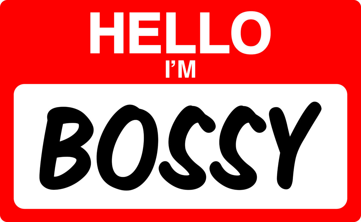 Hello i'm bossy Svg