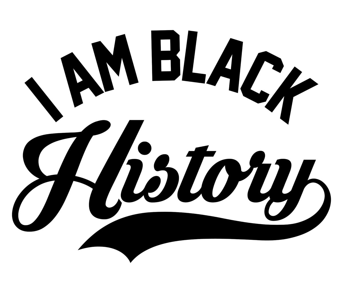 I am black history Svg