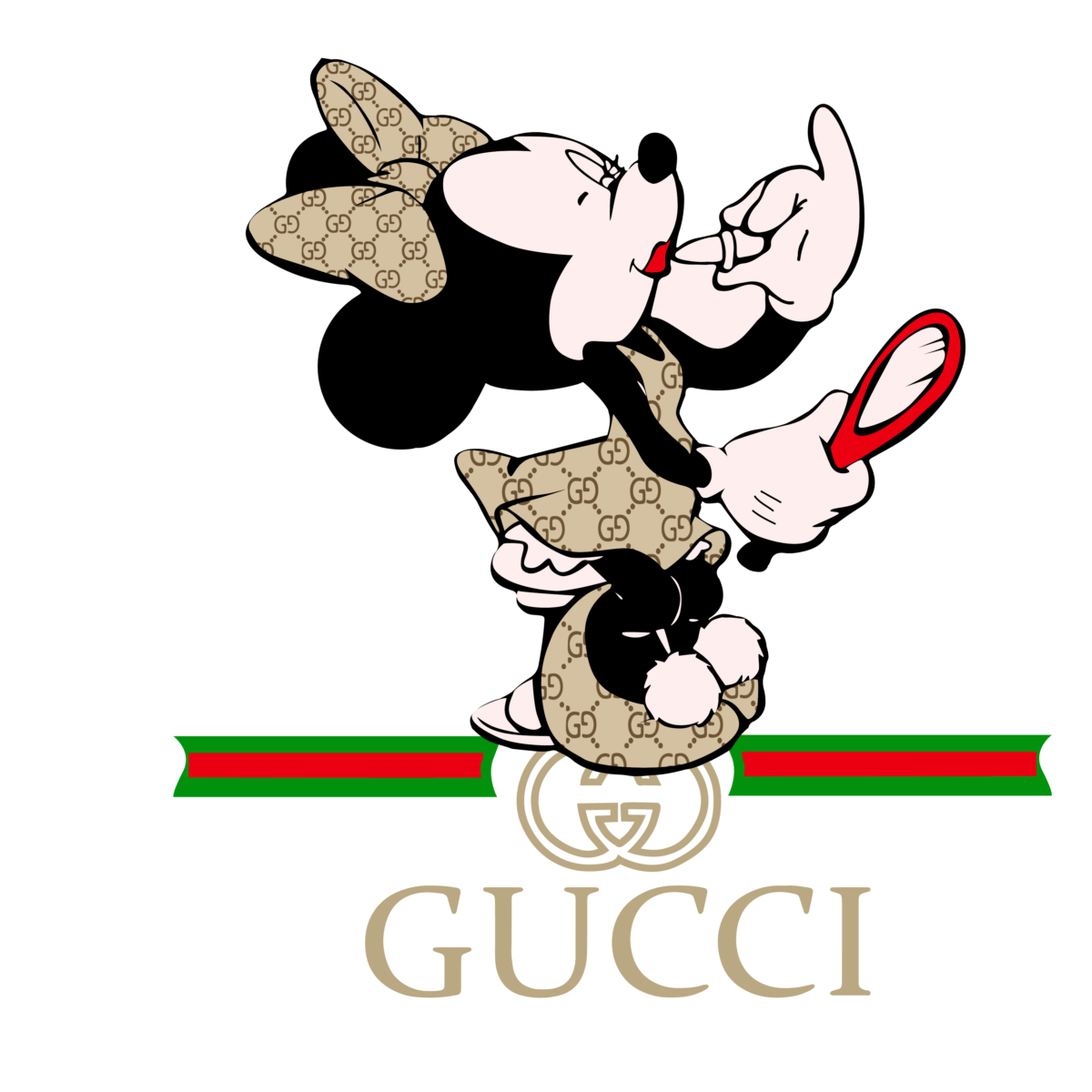 Gucci Mickey Svg
