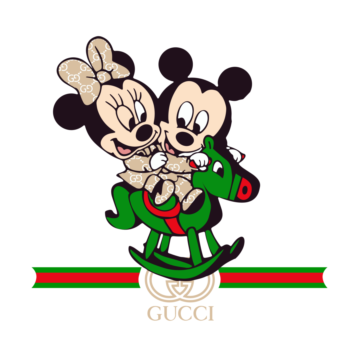 Gucci Disney Baby Svg