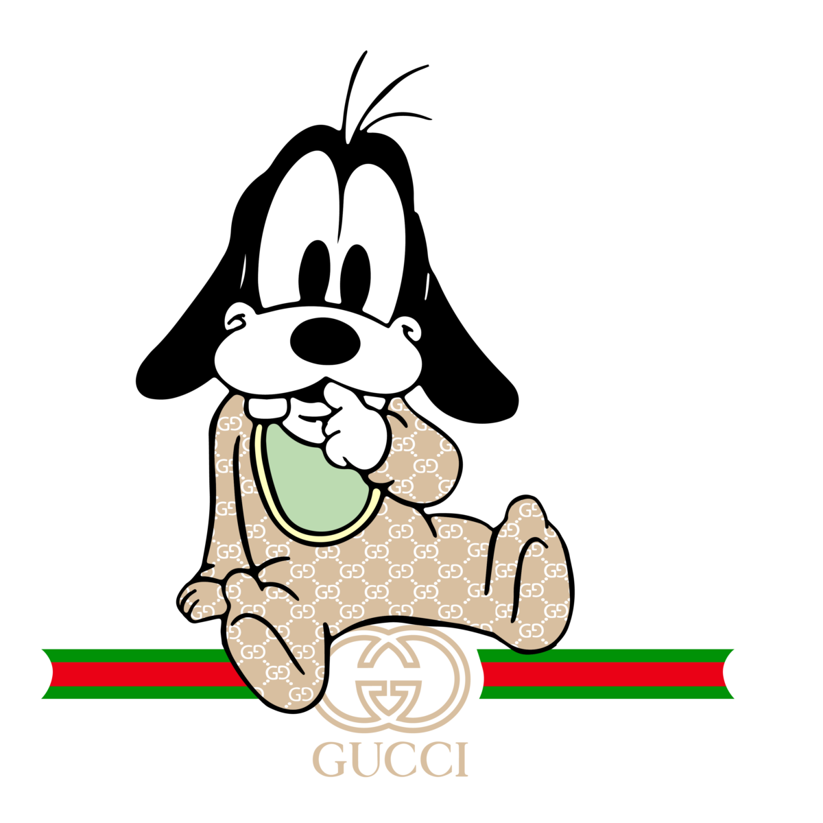 Gucci Disney Baby Svg