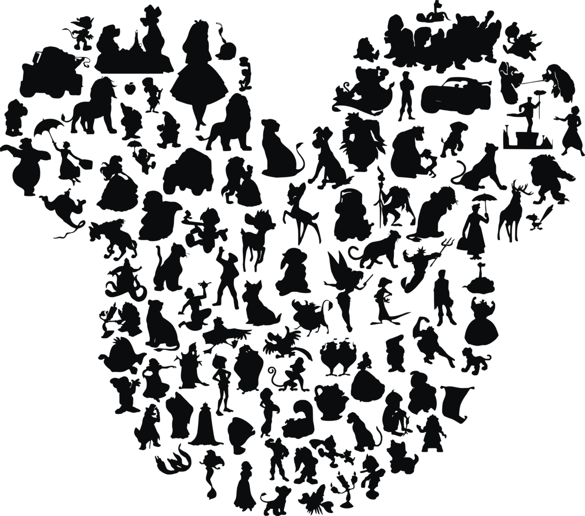 Mickey Mouse silhouette Png