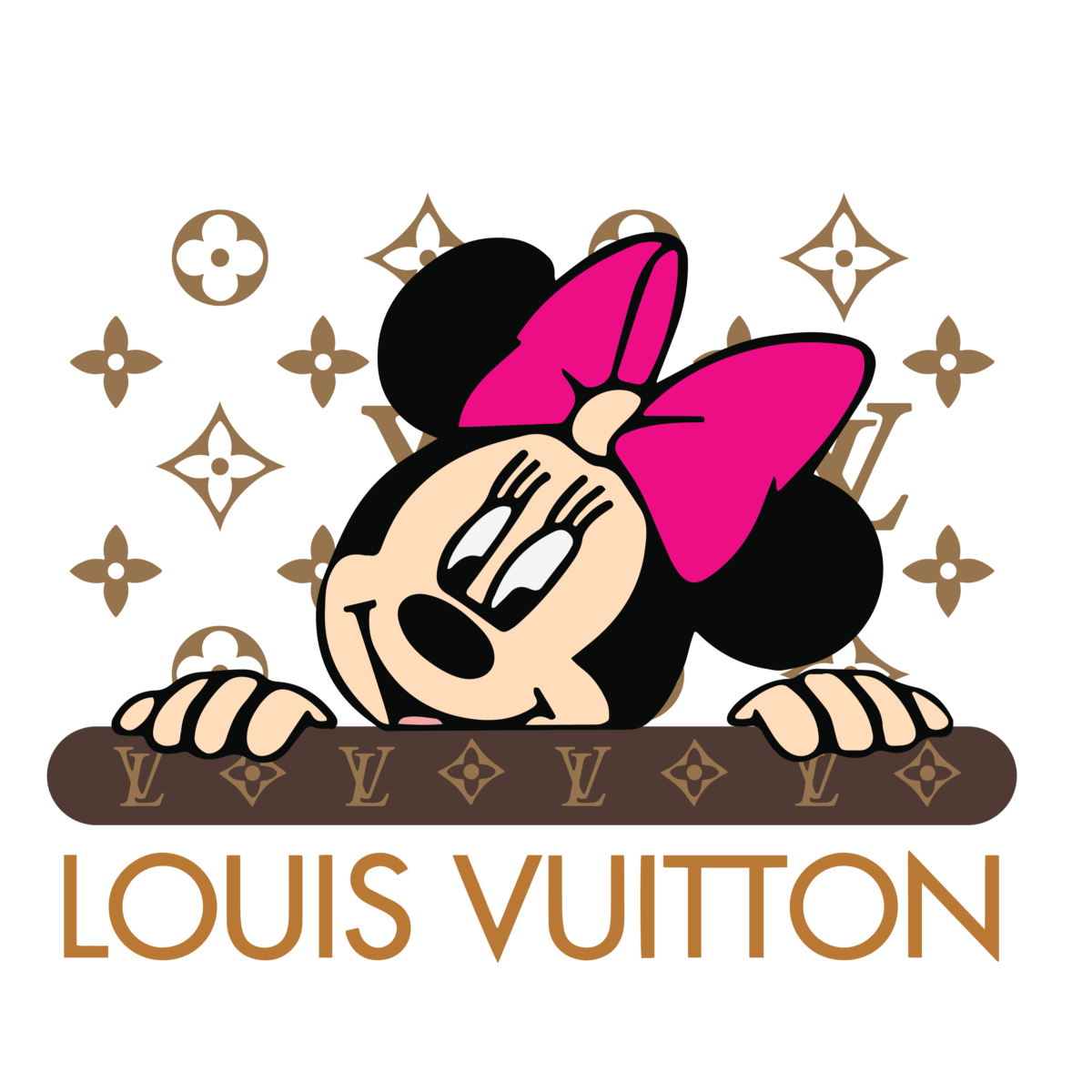 Mickey Minnie Louis Vuitton Svg