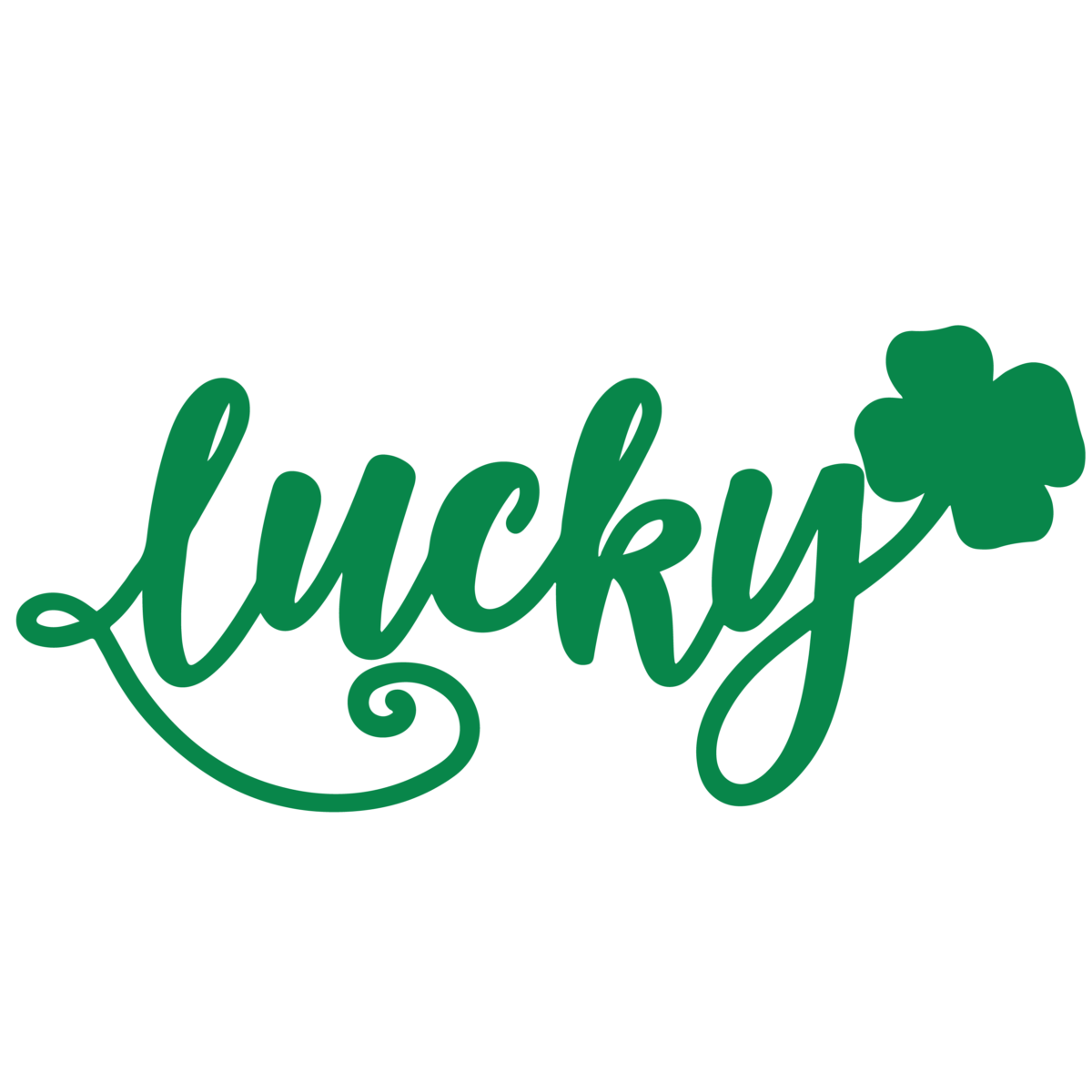 Lucky Irish Clover for St. Patrick's Day Svg