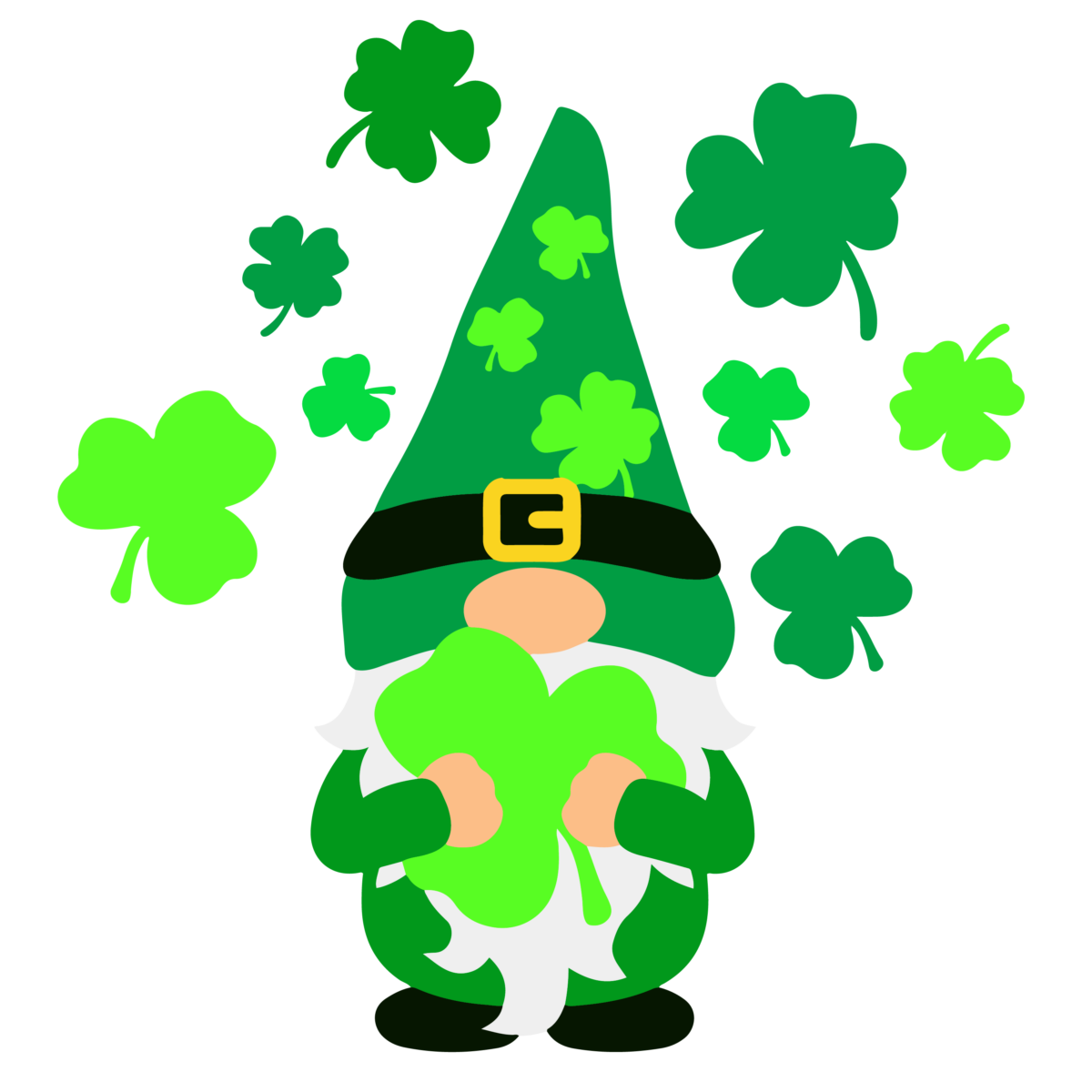 St Patricks Day Gnomes SVG