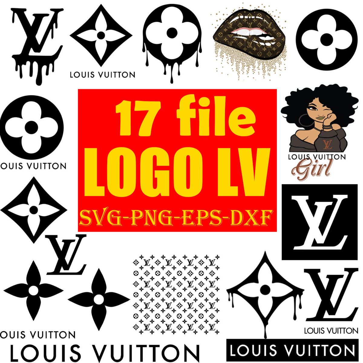 Bundle Louis Vuitton Svg