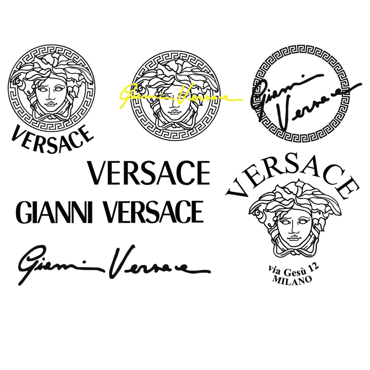 Logo Versace Bundle Svg