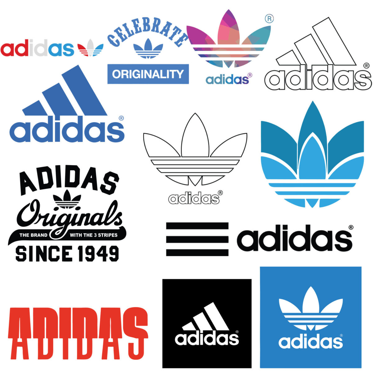 Logo Adidas Bundle Svg
