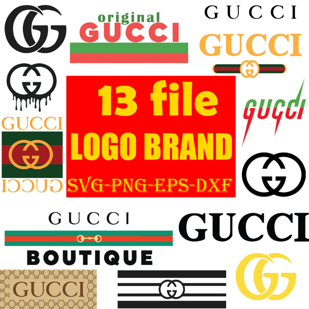 13 Logo Brand Bundle Svg