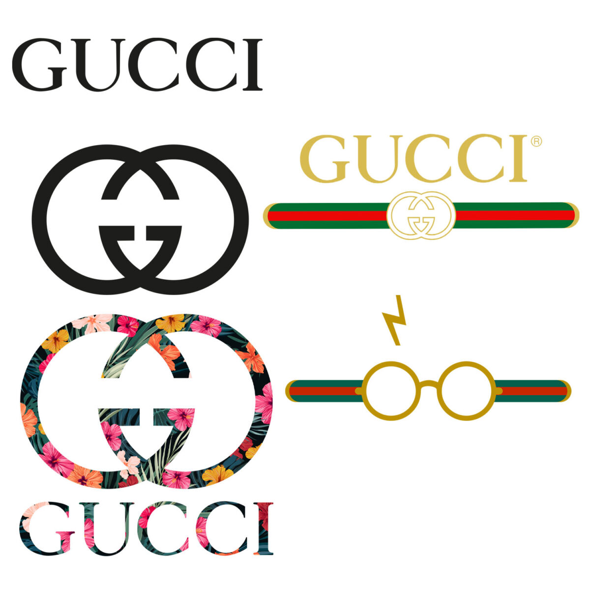 Logo Gucci Bundle Svg