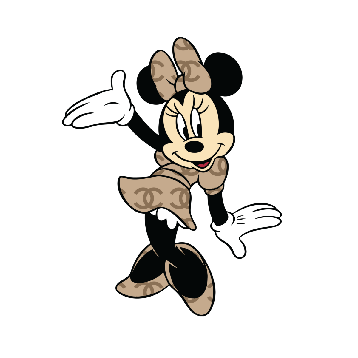 Mickey Minnie Chanel Svg
