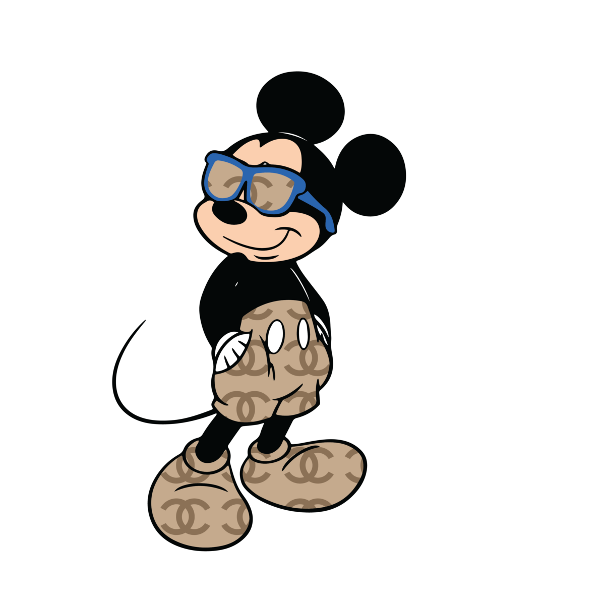 Mickey Minnie Chanel Svg