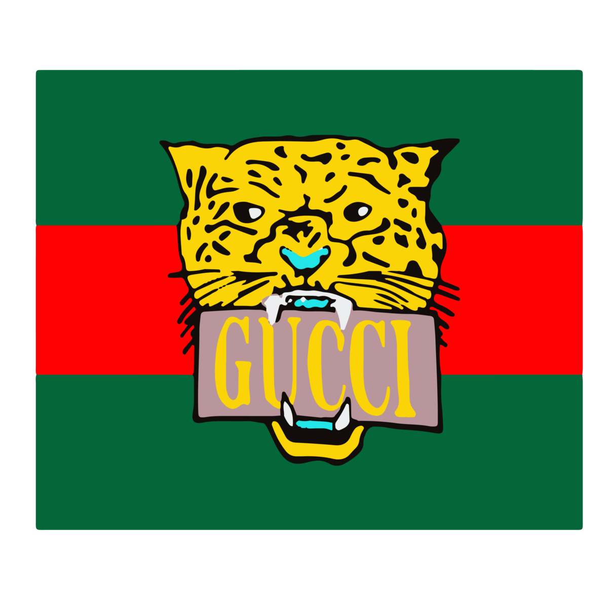 Gucci Tiger Svg