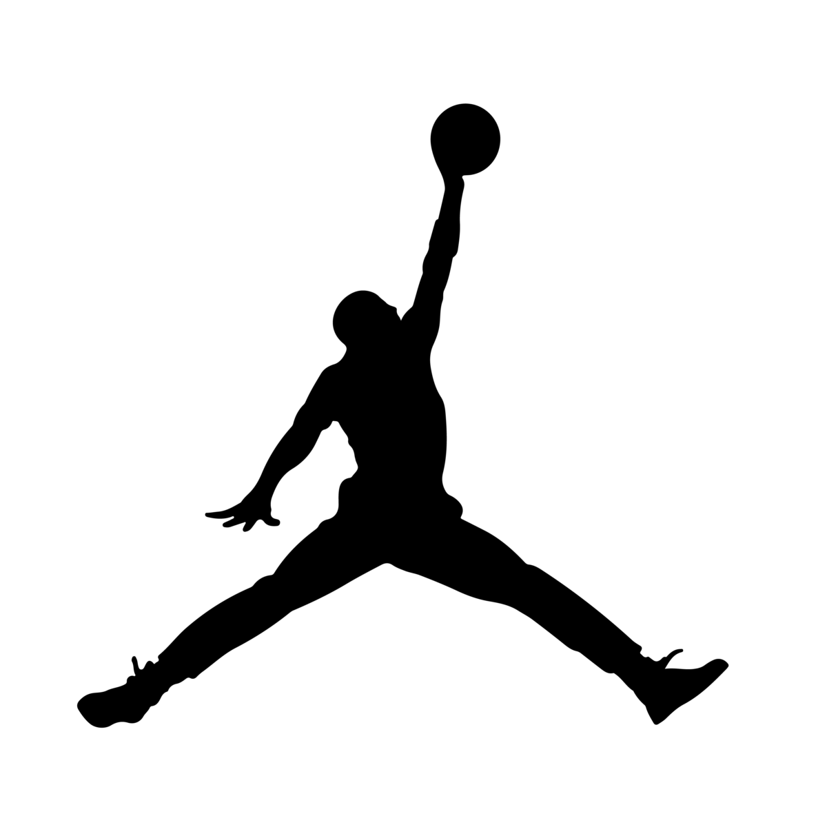 Air Jordan Logo Silhouette Svg