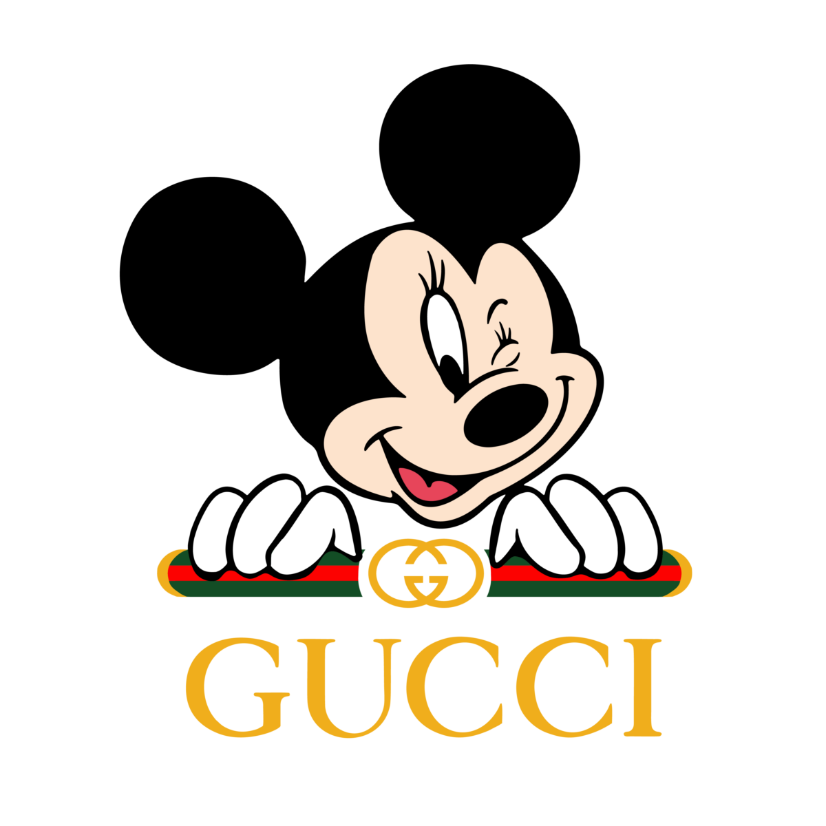Mickey minnie Gucci Svg