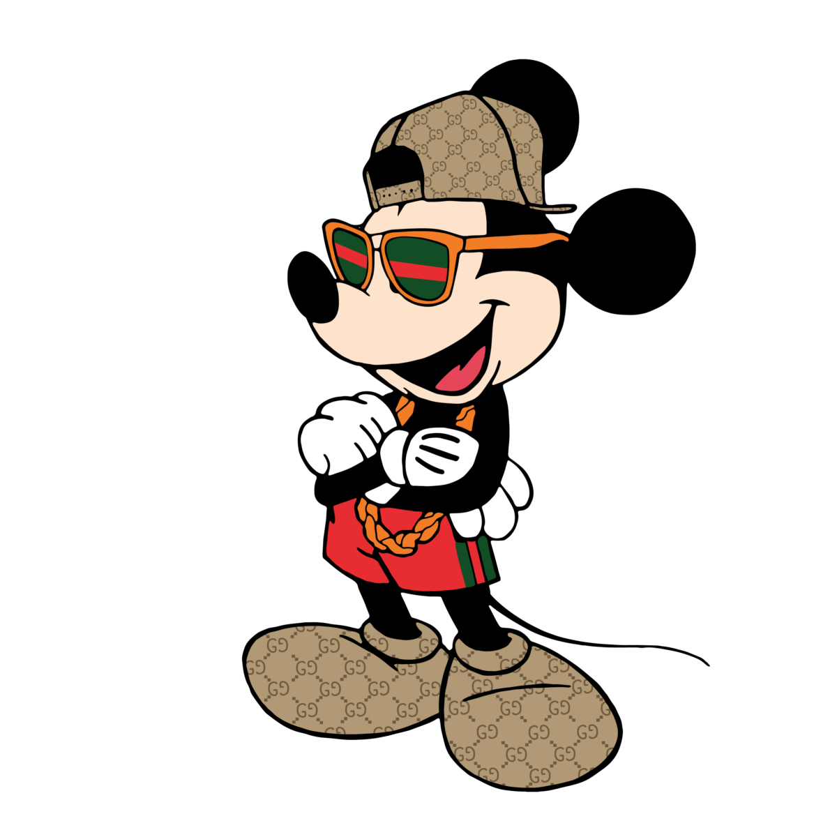 Mickey minnie Gucci Svg