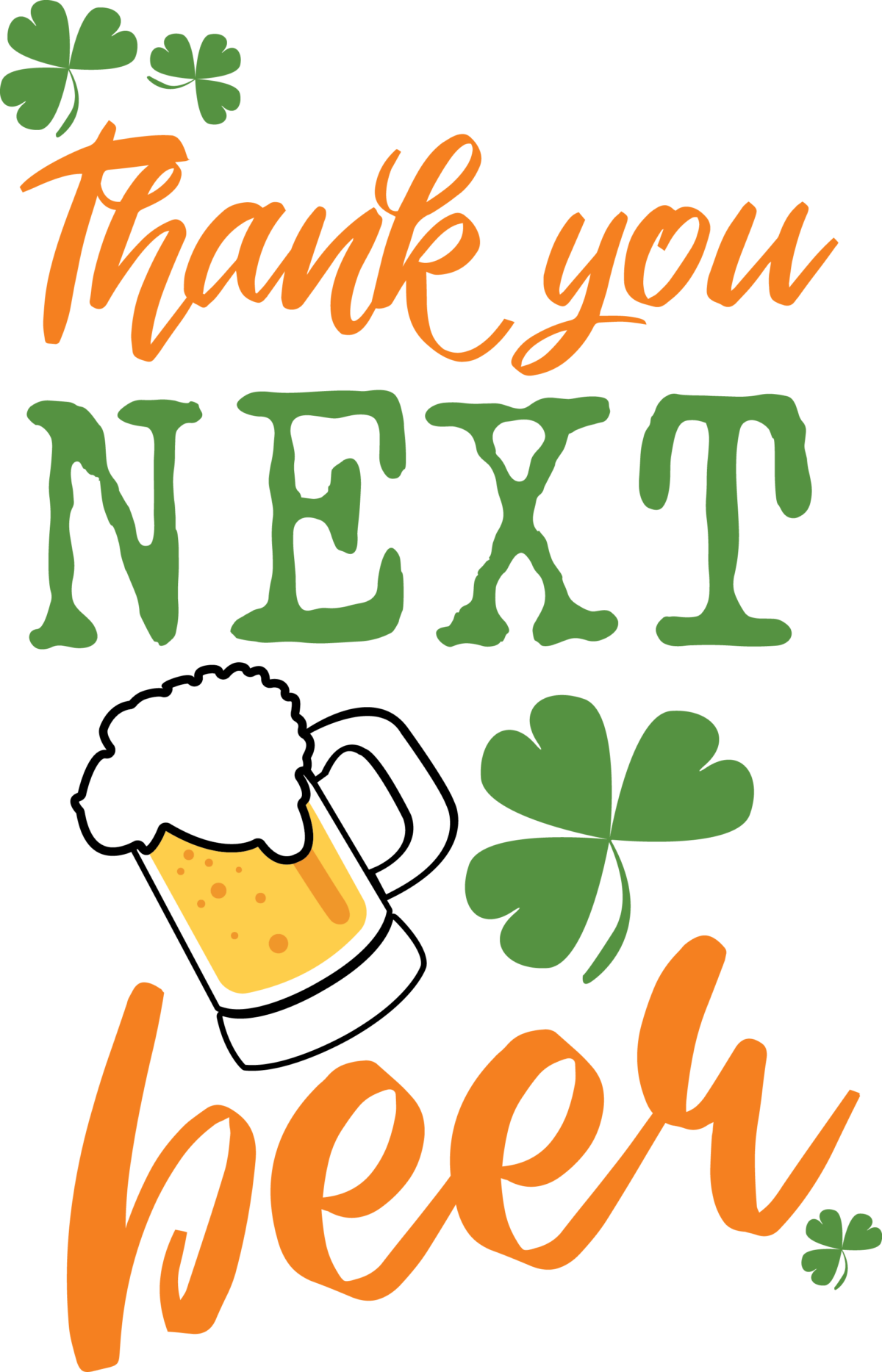 Thank you Next Beer Svg