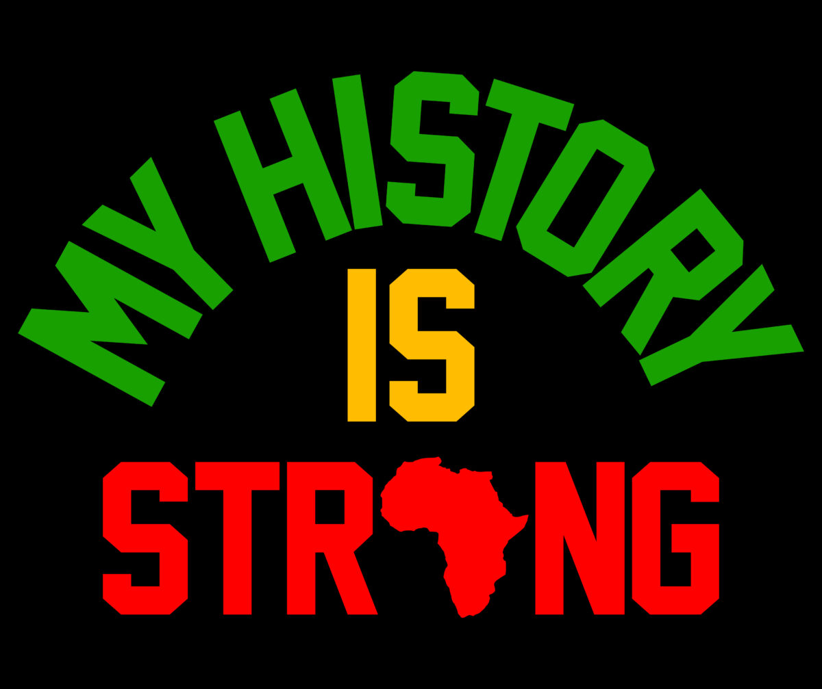 My history is strong Svg